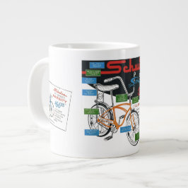 ビンテージ自転車広告 ジャンボコーヒーマグカップ