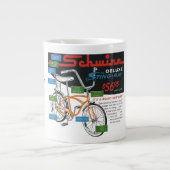 ビンテージ自転車広告 ジャンボコーヒーマグカップ (正面)