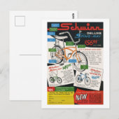 ビンテージ自転車広告 ポストカード (正面/裏面)