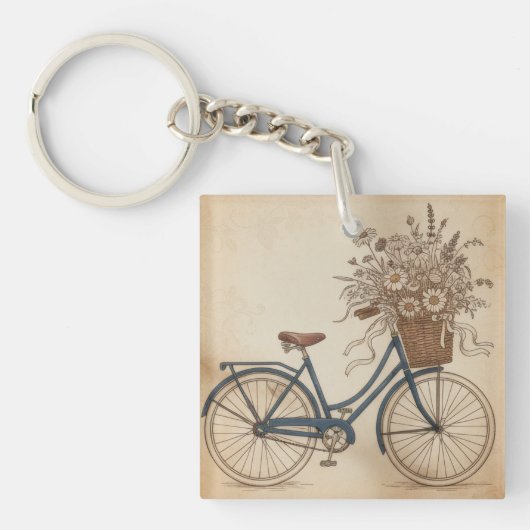 ビンテージ自転車 キーホルダー (正面)