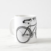 ビンテージ自転車 コーヒーマグカップ (正面左)
