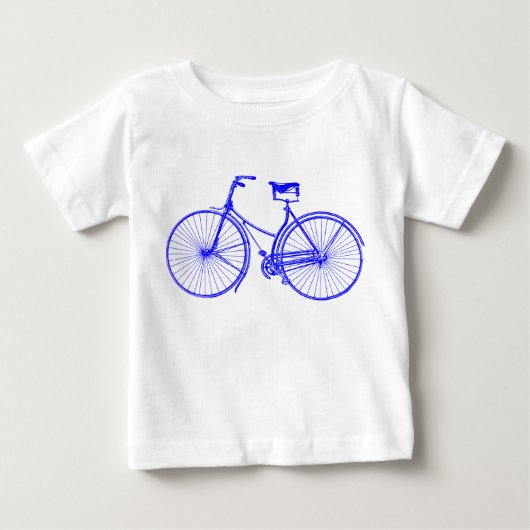 ビンテージ自転車 ベビーTシャツ (正面)