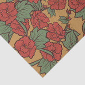 ビンテージ花の春と夏のパターン 薄葉紙 (詳細)