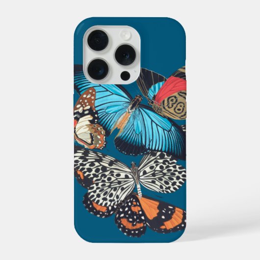 ビンテージ蝶々 iPhoneケース (裏面)