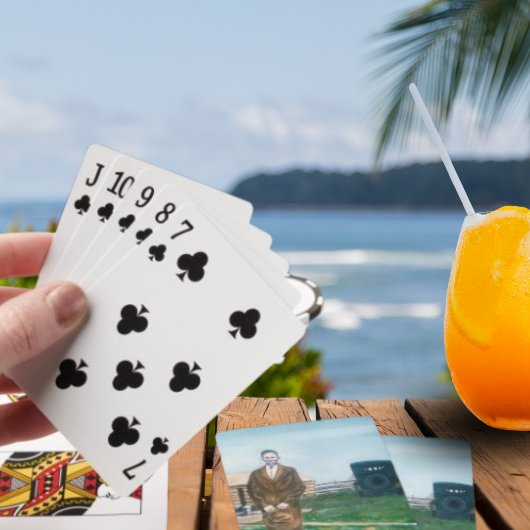 ビンテージ車とオーナーカード トランプ