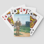 ビンテージ車とオーナーカード トランプ (裏面)