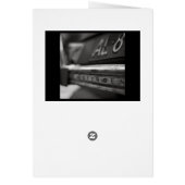 ビンテージ車のグリーティングカード |シトロエン2cv |フランスの | (裏面)