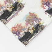 ビンテージ車のフリースブランケット フリースブランケット (角)