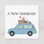 ビンテージ車の新しいアドレスカード エンクロージャーカード (正面)