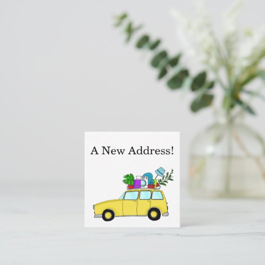 ビンテージ車の新しいアドレスカード エンクロージャーカード (スタンド正面)