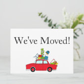 ビンテージ車の新しいアドレスカード 案内状 (スタンド正面)