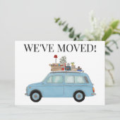 ビンテージ車の新しいアドレスカード 案内状 (スタンド正面)