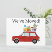 ビンテージ車の新しいアドレスカード 案内状 (スタンド正面)