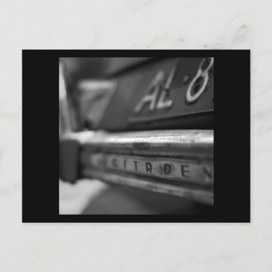 ビンテージ車はがき |シトロエン2cv |フランス ポストカード (正面)