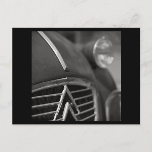 ビンテージ車はがき |シトロエン2cv |フランス ポストカード (正面)