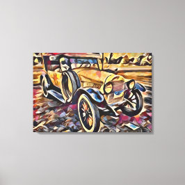 ビンテージ車 キャンバスプリント