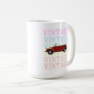 ビンテージ車 コーヒーマグカップ