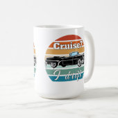 ビンテージ車 コーヒーマグカップ (正面右)