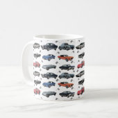 ビンテージ車 コーヒーマグカップ (正面左)