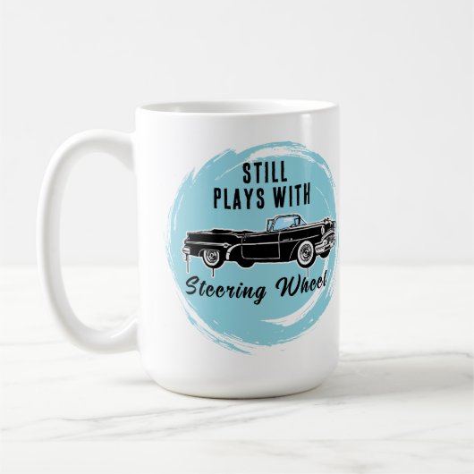 ビンテージ車 コーヒーマグカップ (左)