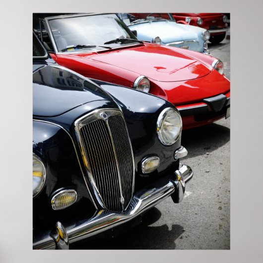 ビンテージ車 ポスター (正面)