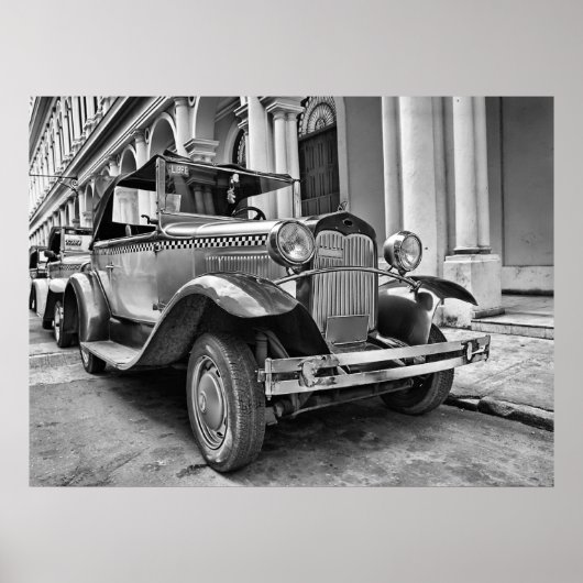 ビンテージ車 ポスター (正面)