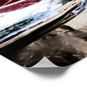 ビンテージ車 ポスター (角)