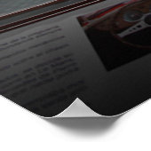 ビンテージ車 ポスター (角)