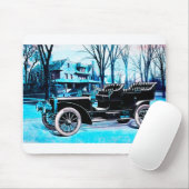 ビンテージ車 マウスパッド (マウス)