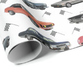 ビンテージ車 ラッピングペーパー (ロールコーナー)