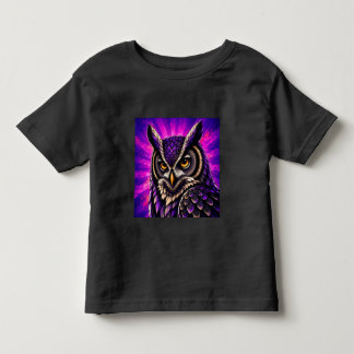 ビンテージ野生生物 フクロウ トドラーTシャツ
