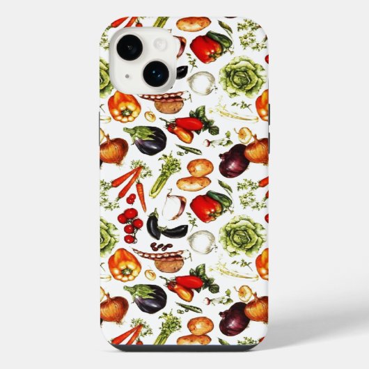 ビンテージ野菜 iPhoneケース (裏面)