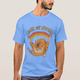 ビンテージ面白い猫 Tシャツ