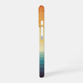 ビンテージ風の海鳥の飛翔 iPhone 16ケース (左側面)