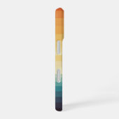 ビンテージ風の海鳥の飛翔 iPhone 16ケース (右側面)