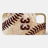 ビンテージ風ベースボールiPhone 6 カスケ Case-Mate iPhoneケース (裏面 (横))