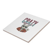 ビンテージ風ラッパー猫の彫刻Tシャツデザイン_1 タイル (側面)