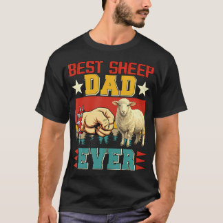ビンテージ風 ひつじ飼いの父 羊飼いの父 史上最高 父の日 Tシャツ