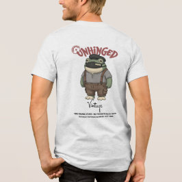 ビンテージ風 狂ったヒキガエル Tシャツ 楽しいストリートウェア