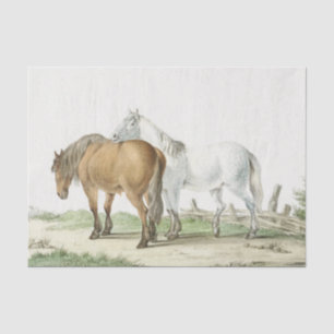 ビンテージ風 馬の友情はあなたの味方 Equestrian 薄葉紙