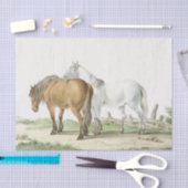 ビンテージ風 馬の友情はあなたの味方 Equestrian  薄葉紙 (クラフト)