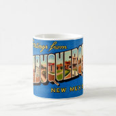 ビンテージ アルバカーキ ニューメキシコ州 挨拶 コーヒーマグカップ (中央)