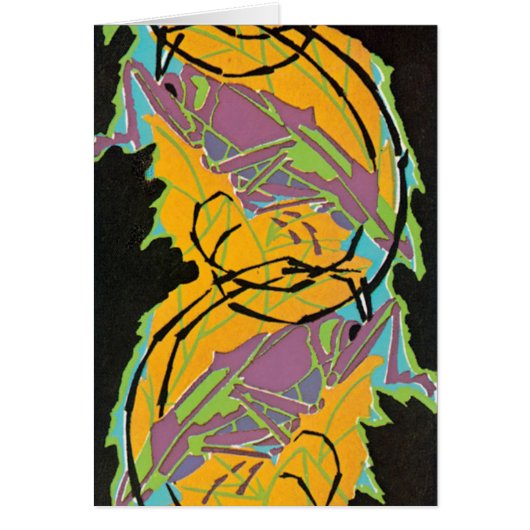 ビンテージ アールデコ ジャズ ポショワール ガーデン トンボ (正面)