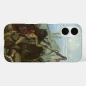 ビンテージ・インディアン、 カール・ボドマーによるビソンダンス Case-Mate iPhoneケース (裏面 (横))