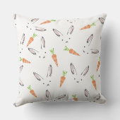 ビンテージ イースター ウサギ & ファミリーと卵のカート, ZSSG クッション (裏面)