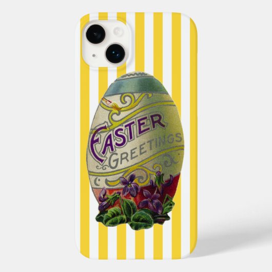ビンテージ イースター エッグ Case-Mate iPhoneケース (裏面)