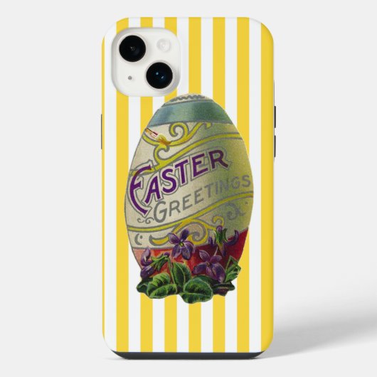 ビンテージ イースター エッグ iPhoneケース (裏面)
