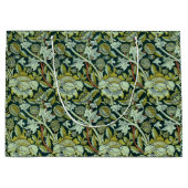 ビンテージ ウィリアム・モリス フローラル ウェイ パターン ラージペーパーバッグ (正面)