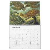 ビンテージ オーシャン マリンライフ 動物と海の生き物 カレンダー (1月 2026)