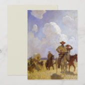 ビンテージ・カウボーイズ　N・C・ワイエスによるパークマン・オウフィット (正面/裏面)